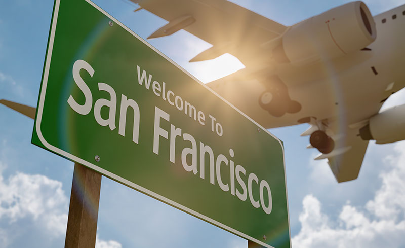 We provide airport transfers to and from San Francisco Airport and the Monterey area