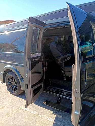 Airport transfers in our private shuttle van get you from and then back to the Monterey, San Jose or San Francisco airport in comfort and style